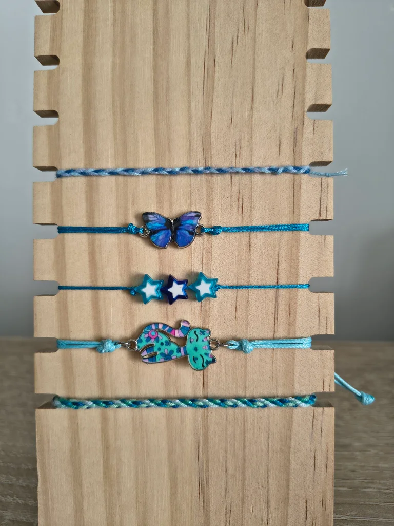 Lot de 5 bracelets 